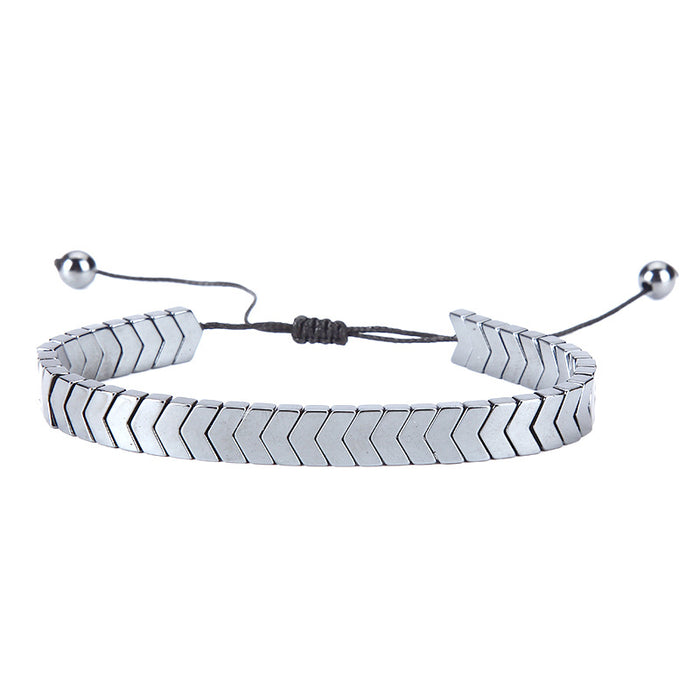 Hip Hop RapHap Stainless Steel Keel Snake Chain Bracelet Men's Fashion Personality Titanium Steel Bracelet