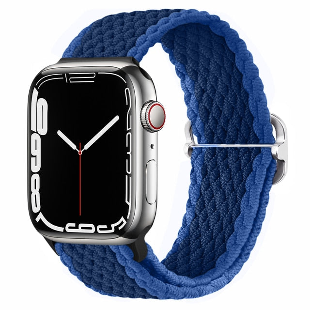 Nylon Braided Solo Loop Strap For Apple Watch