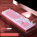 Silver carving K500 game wired keyboard color matching luminous manipulator feel desktop computer accessories