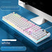 Silver carving K500 game wired keyboard color matching luminous manipulator feel desktop computer accessories