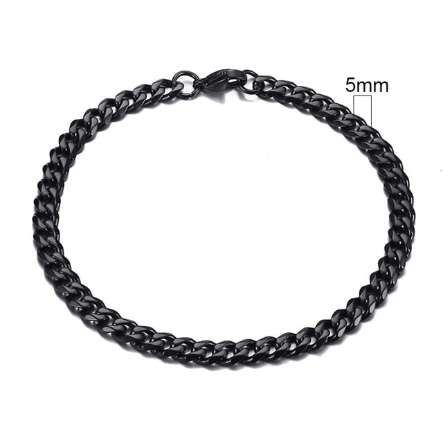 Vnox Men's Chunky Curb Chain Bracelet