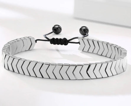 Hip Hop RapHap Stainless Steel Keel Snake Chain Bracelet Men's Fashion Personality Titanium Steel Bracelet