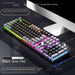 Silver carving K500 game wired keyboard color matching luminous manipulator feel desktop computer accessories