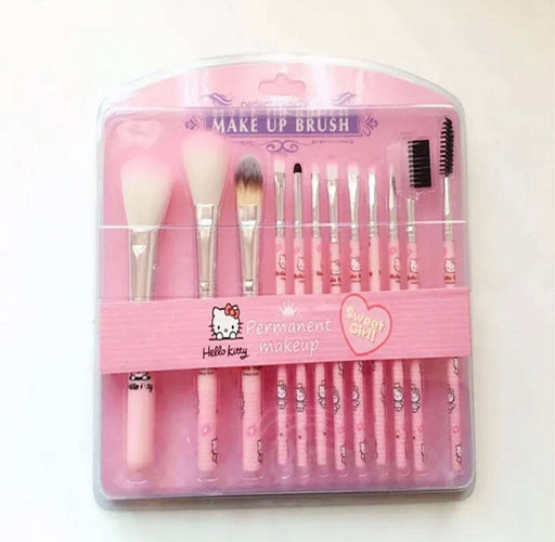 12Pcs/Set Kitty Makeup Brushes Makeup Brushes Ins Girly Heart