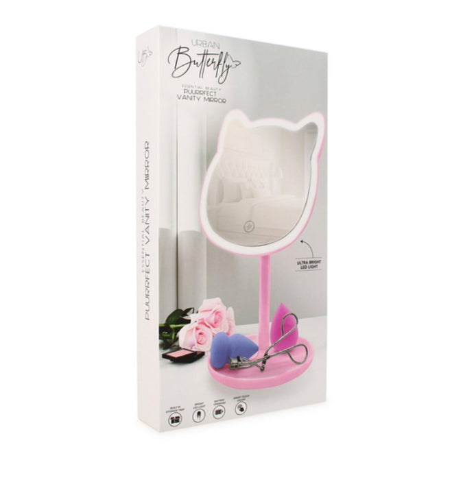 Cat Shape LED Vanity Mirror