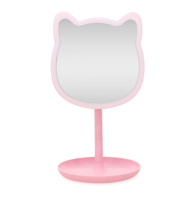 Cat Shape LED Vanity Mirror