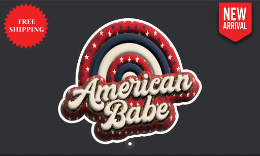 American Babe Sticker