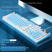 Silver carving K500 game wired keyboard color matching luminous manipulator feel desktop computer accessories