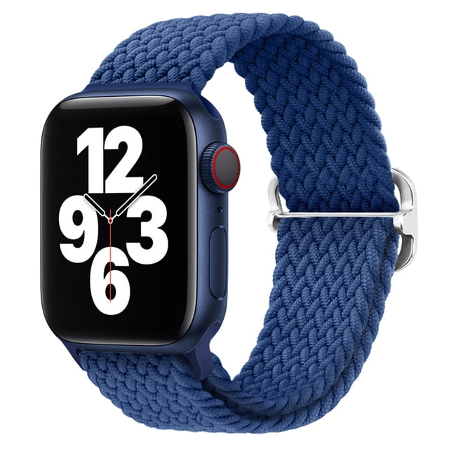 Nylon Braided Solo Loop Strap For Apple Watch