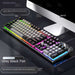 Silver carving K500 game wired keyboard color matching luminous manipulator feel desktop computer accessories