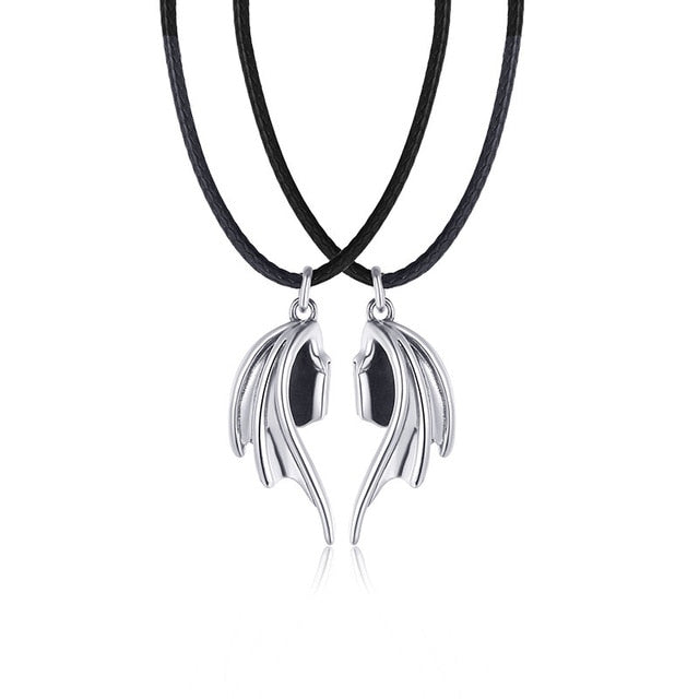 Pair  of Wings Lovers Necklace