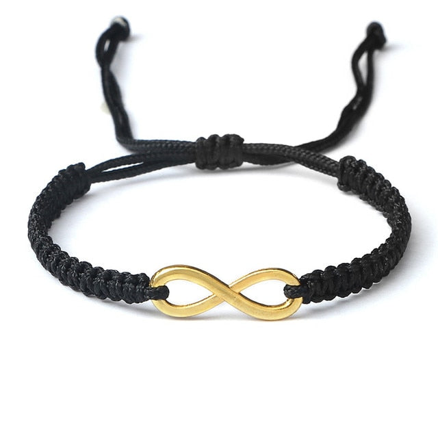 Infinity Charm Couple Bracelet