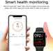 Smart sport watch black, 1.55 inch screen, 240x280 resolution