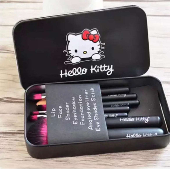 Hesroicy 7Pcs/Set Women Foundation Eye shadow Powder Blusher Soft Brushes  Makeup Kit 