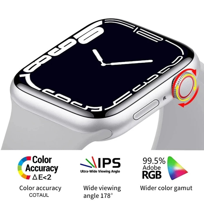 Reloj inteligente i7 Promax color blanco Fitness Tracker hombres mujer Smartwatch Bluetooth llamada telefónica SmartBand S7 para Iphone Android