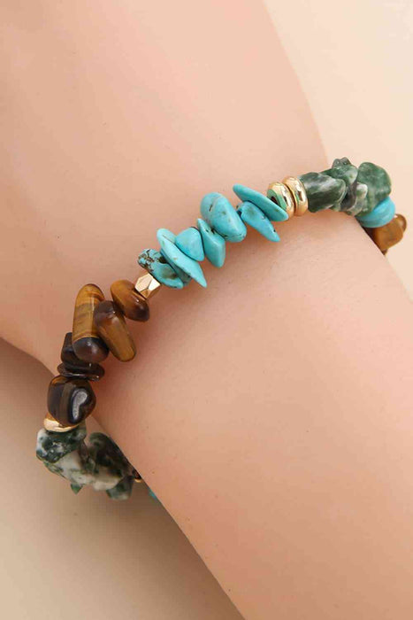 Turquoise & Natural Stone Bracelet