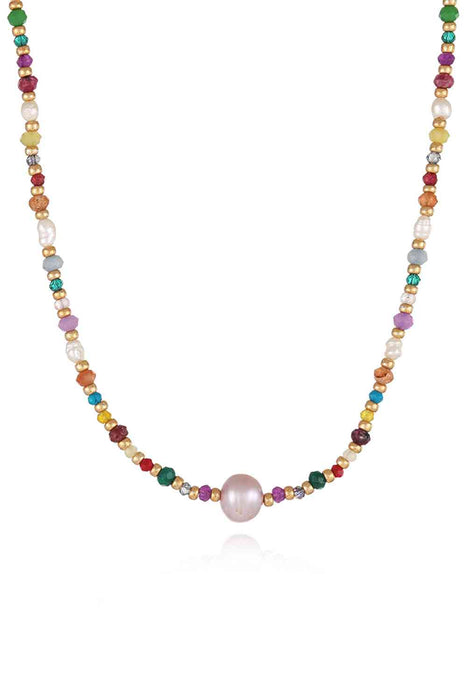 Multicolored Bead Necklace