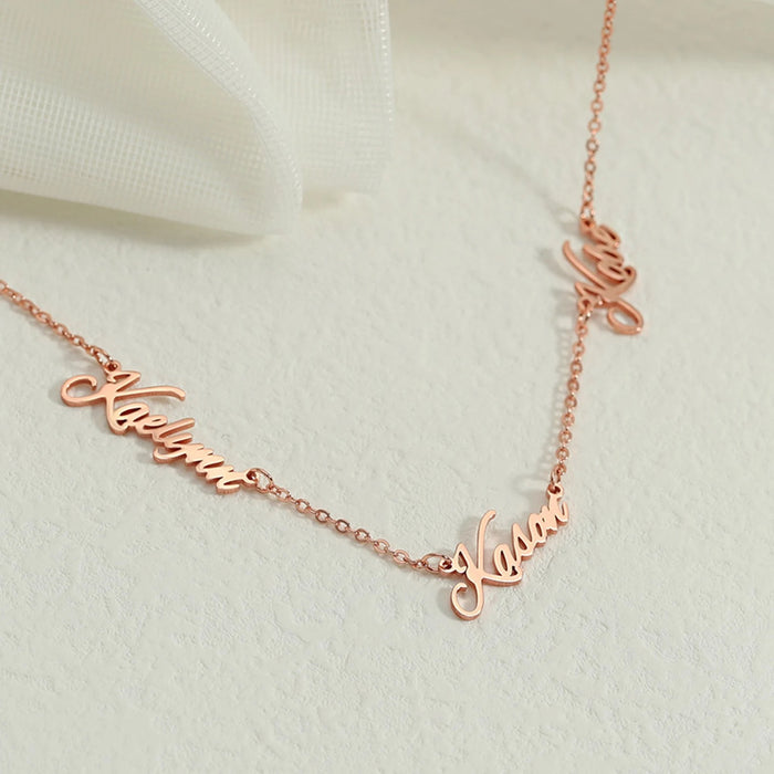 Multiple Name Necklace