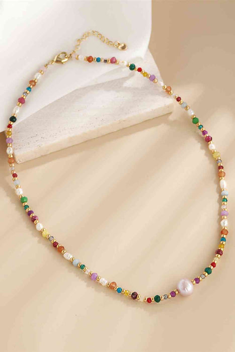 Multicolored Bead Necklace