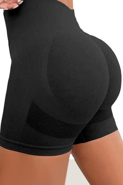 High Waist Active Shorts